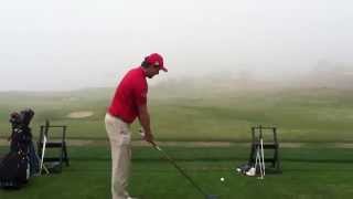 Padraig Harrington Happy Gilmore warm Up [upl. by Yehus]