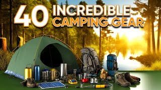 40 Incredible Camping Gear amp Gadgets You Must See in 2024 [upl. by Ueih]