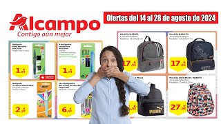 🆕 Nuevo folleto Alcampo del 14 al 28 de agosto 2024  Catálogo ALCAMPO ofertas  ALCAMPO  Catálogo [upl. by Reine451]