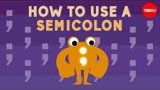 How to use a semicolon  Emma Bryce [upl. by Haliled]