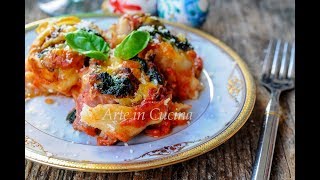 ROTOLINI DI LASAGNA con carne e spinaci [upl. by Arramahs]