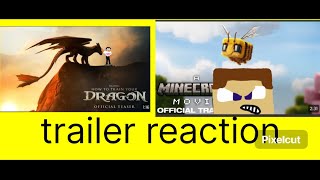 A Minecraft Movie and How To Train Your Dragon Official Trailer Reaction [upl. by Ahsiya546]