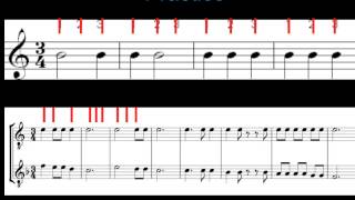 Rhythm Practice 34 Time Signature [upl. by Annorah]