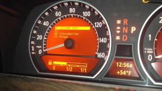 DIY BMW E65 E66 7 series hidden dash menu [upl. by Anuahsal]