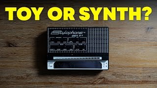 Stylophone GENX1 portable analog synth demo and review [upl. by Ynohtna]