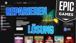 Epic Games Spiel REPARIEREN Deinstallieren geht nicht LÖSUNG [upl. by Fonville]