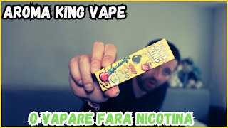 Un Vape De Unica Folosinta Pentru Baietii Care Vor Fara Nicotina  AROMA KING BANANA ICE [upl. by Olinad332]