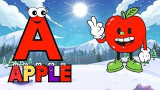 ABC Phonic Song  Toddler Learning Video Songs A for Apple Nursery Rhymes Alphabet Song for kids [upl. by Aiekan829]