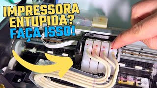 Impressora Tanque de Tinta Entupida Faça Isso para Consertar Epson L3250 [upl. by Adelind923]