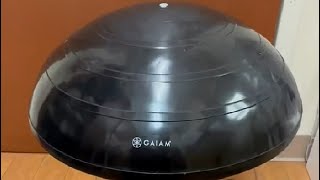 Honest 1 MINUTE Review of Gaiam Balance Ball Chair Stool [upl. by Nisaj]