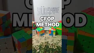 CFOP Method Explained in Tagalog Rubiks Cube shorts [upl. by Viglione]