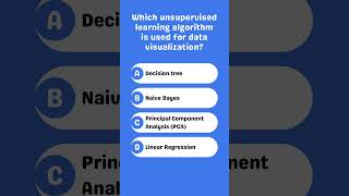 Which unsupervised learning algorithm aids in data visualization [upl. by Armallas]