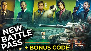 Bonus Code  NEW SNATCH Battle Pass for NOMAD in World of Tanks [upl. by Thorner]