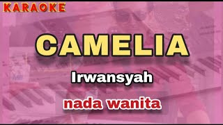 Karaoke CAMELIA nada wanita  Irwansyah [upl. by Attevad132]