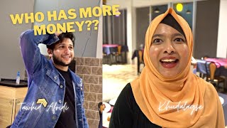 Who Has More Money Tawhid Afridi or Khudalagse 😂  Sajek Vlog Coming Soon [upl. by Okiron]