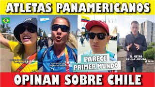 ATLETAS PANAMERICANOS OPINAN SOBRE CHILE [upl. by Molton]