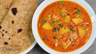 Potato Kurma Recipe Urulaikilangu Kurma Side Dish For Chapati [upl. by Anerec]