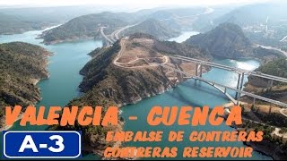 A3 Autovía del Este Viaductos del Embalse de Contreras  Valencia  Comunidad Valenciana  España [upl. by Aneahs614]