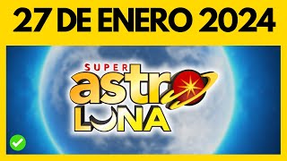 Resultado de ASTRO LUNA hoy sabado 27 de ENERO del 2024 💫✅💰 [upl. by Aurelie]