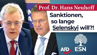 Unfassbare Ansage von EUKommissar – Prof Dr Hans Neuhoff AfD [upl. by Audy477]