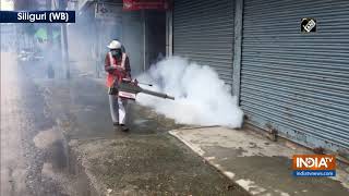 Streets wear deserted look amid lockdown sanitisation underway in parts of West Bengal [upl. by Zumwalt602]