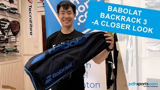 Babolat Backrack 3 Backpack review by pdhsportscom [upl. by Margarida]