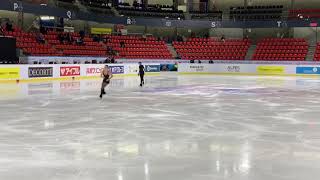 Alena KOSTORNAIA SP practice 01112019 Internationaux de France 2019 [upl. by Anifares]