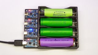 DIY Multiple 18650 Liion Battery Charger [upl. by Enna795]