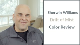 Sherwin Williams Drift of Mist Color Review [upl. by Gael]