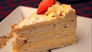 Receta Torta Merengue Crema Y Frutillas Casera  Silvana Cocina Y Manuaidades [upl. by Anitnas]