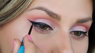 Makeup für Anfänger  Wie schminke ich Eyeliner mit Wing [upl. by Ferren]