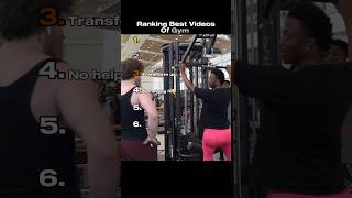 Best gym videos😭 gym gymmemes ranking tiktok [upl. by Dymphia]