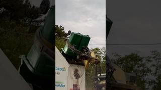 San Diego garbage truck Subscribe Viral GarbageTruck automobile [upl. by Htebyram]