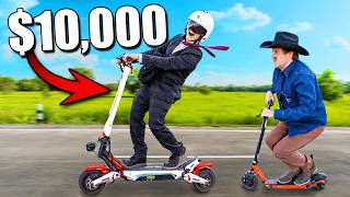 10000 vs 100 Electric Scooters [upl. by Hcardahs]