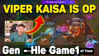 Uzi Eeaction GenG vs Hle Game 1 Swiss Stage Worlds 2024 Highlights [upl. by Yderf]