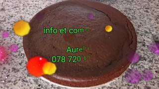 Gâteau chocolat courgettes sans beurre au Thermomix® [upl. by Keith137]