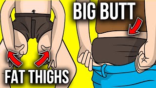 Trim Your Thighs amp Butt Mens Lower Body Lean Workout [upl. by Leuname997]