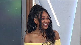 Meagan Good on working with Tyler Perry the latest of ‘Harlem’ amp more  New York Live TV [upl. by Nile]