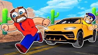 Jeffy Takes a DUSTY TRIP with LAMBORGHINI in Roblox [upl. by Hyde]