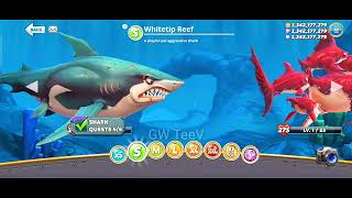 Hungry Shark World Unlimited Pearls and Gems  How I Got All Sharks Megalodon amp Mecha Sharkjira [upl. by Nivar]