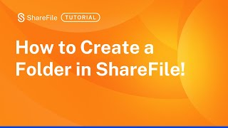 How to Create a Folder [upl. by Fredrika453]