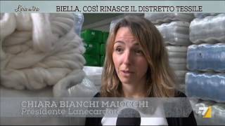 Biella così rinasce il distretto tessile [upl. by Rimaj]