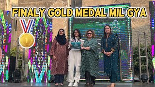 Finaly Gold Medal Mil Gya  Zainab Faisal  Sistrology [upl. by Randy793]