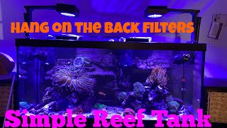 Coral Reef Tank with Hang on the back filters [upl. by Asirram497]