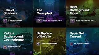 Grandmaster Nightfall Rotation amp Weapons  Destiny2 [upl. by Tyre52]