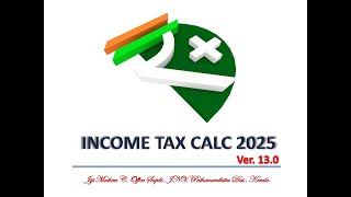 Income tax calculator 2025 Ver 131 [upl. by Hsekin]