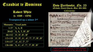 Exaudiat te Dominus Robert White Tallis Scholars Peter Phillips conductor [upl. by Valentijn]