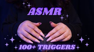 ASMR 100 Triggers 100 Subscribers Special   NO TALKING [upl. by Kalb651]