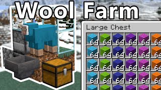 Wool Farm  Minecraft 120 [upl. by Arabelle]