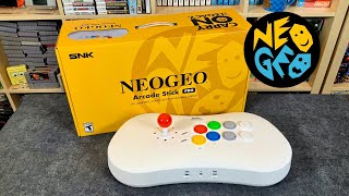 NEW NEOGEO Arcade Stick Pro  Unboxing amp REVIEW [upl. by Ocsicnarf]